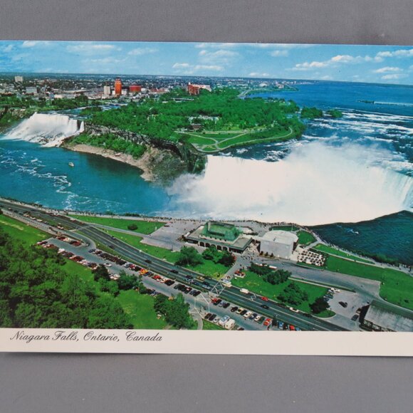 Vintage Postcard - Niagara Falls Ontario Aerial Photo - Dexter Press - Picture 1 of 4